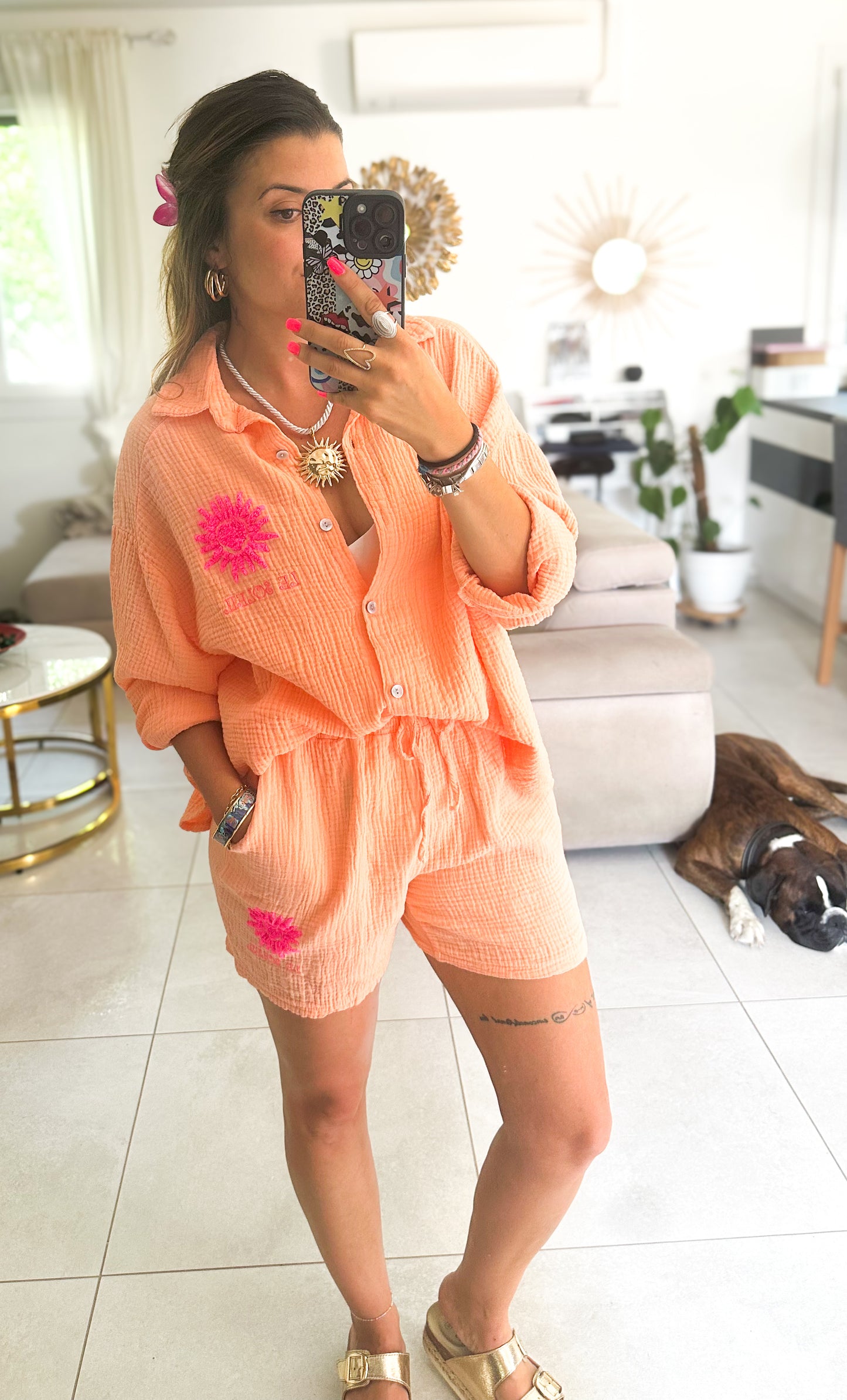 Chemise Sol Saumon