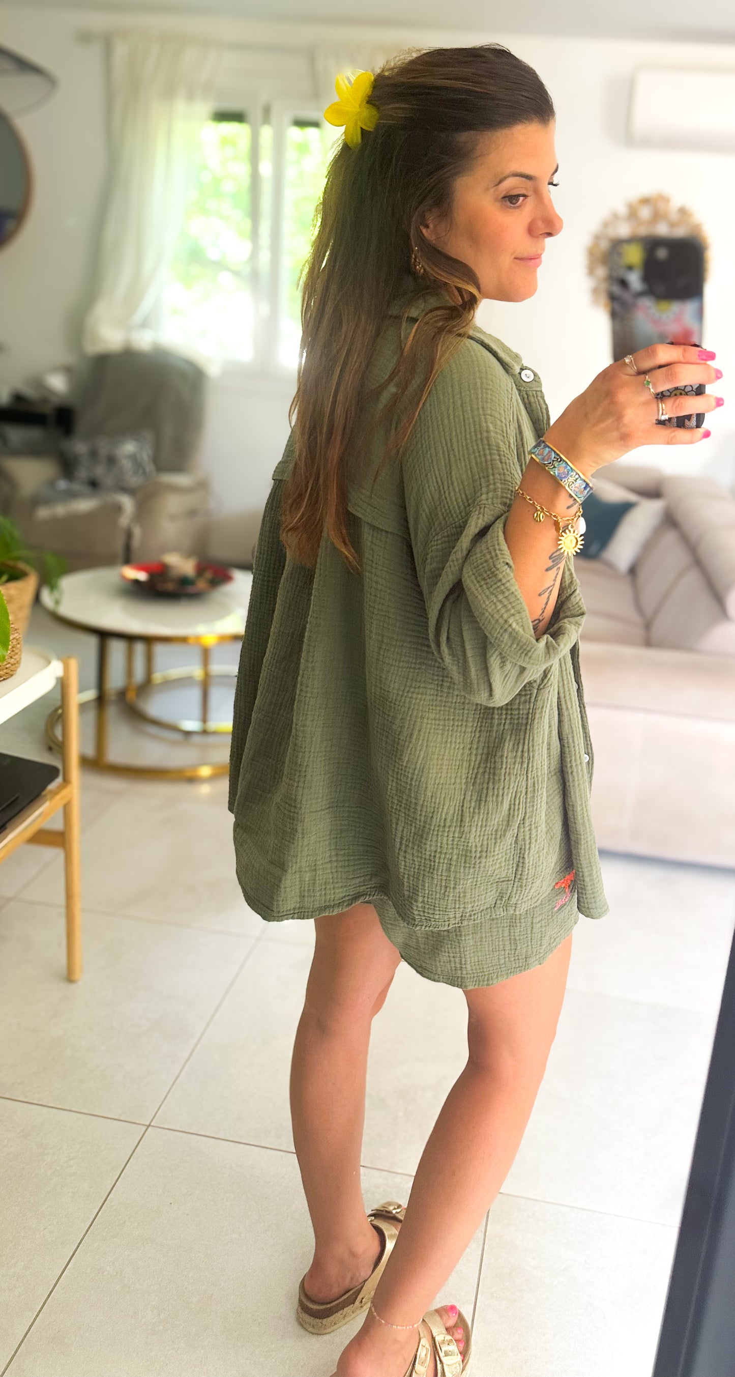 Chemise Sol Kaki