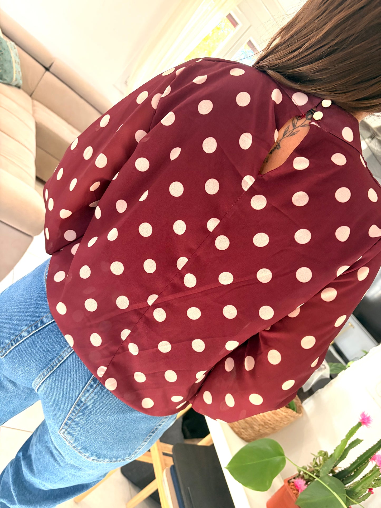 Blouse Ella Bordeaux