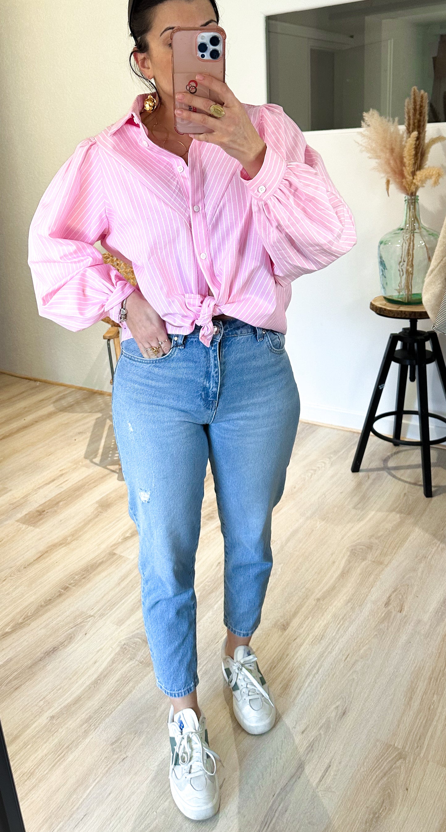 Jeans Mom Charly Bleu