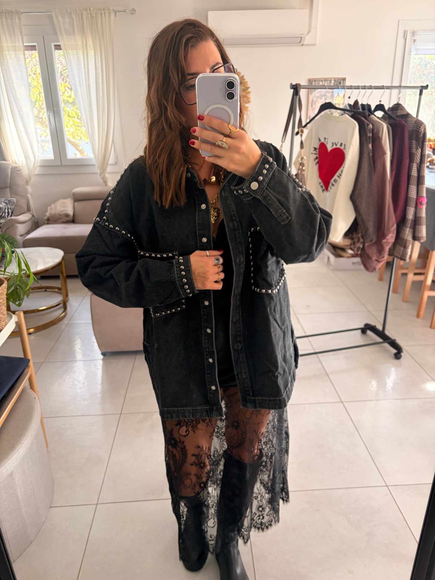 Veste en Jean Sasha