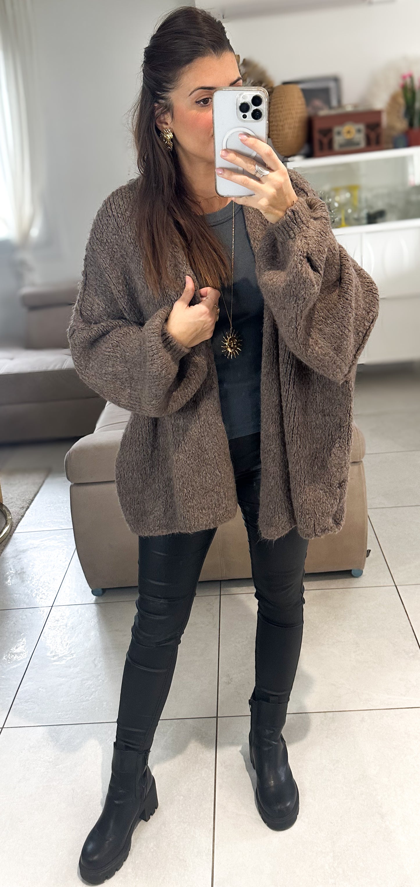 Gilet Ava Marron