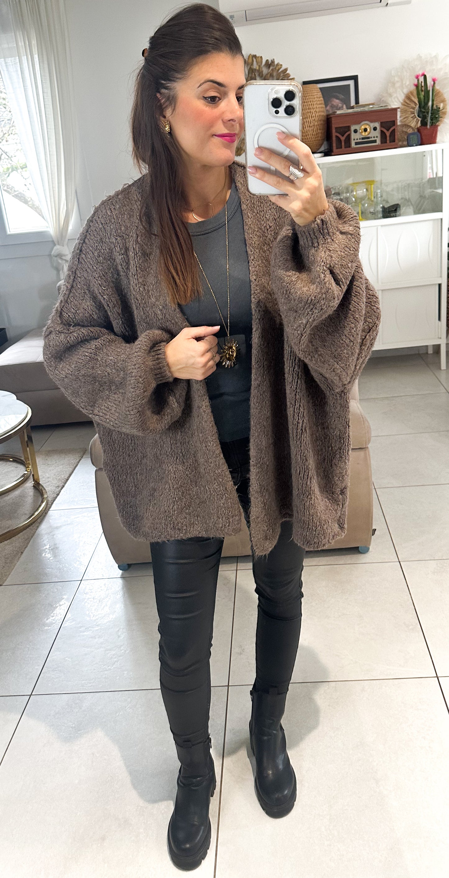 Gilet Ava Marron