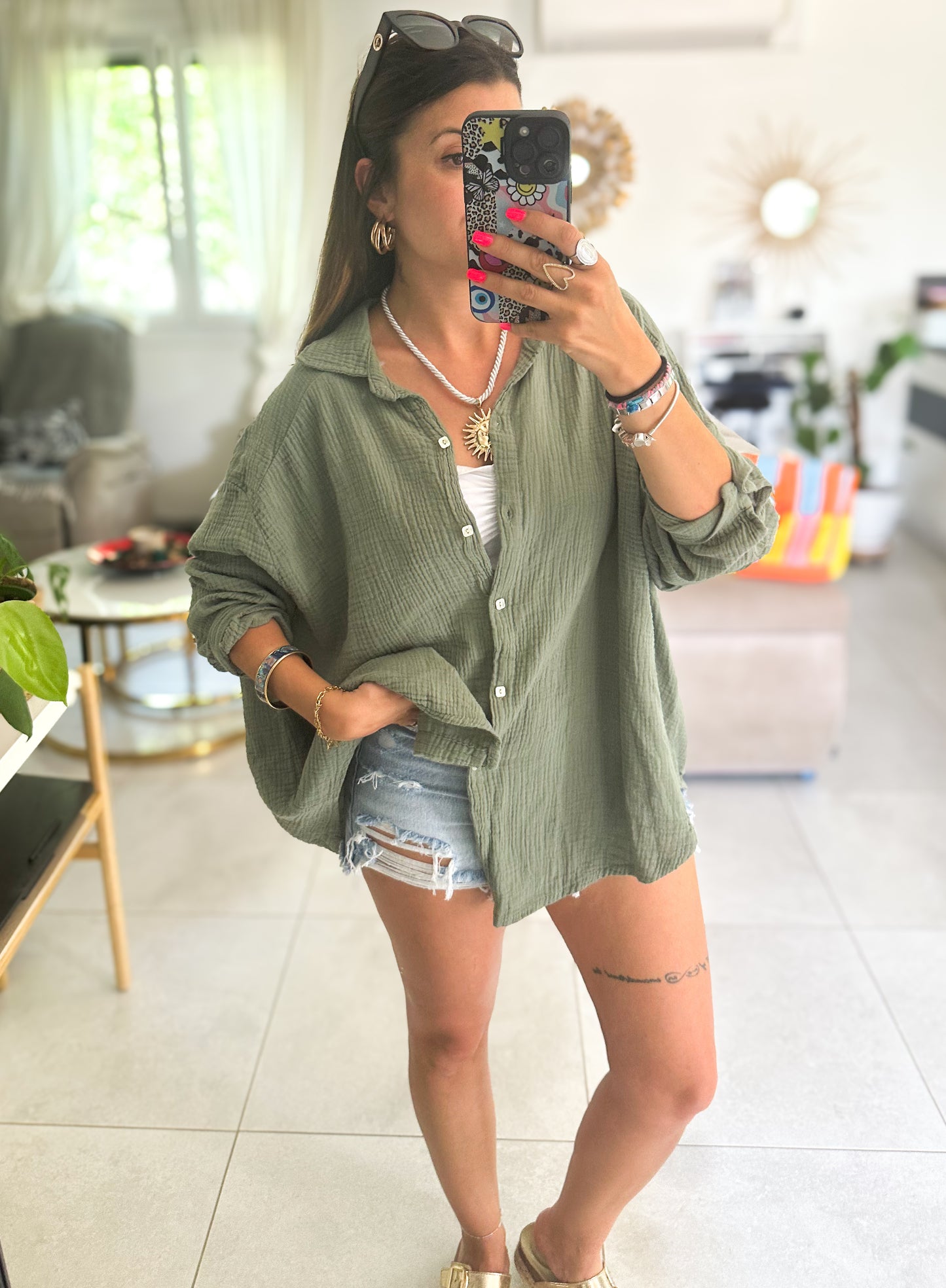 Chemise Kaki