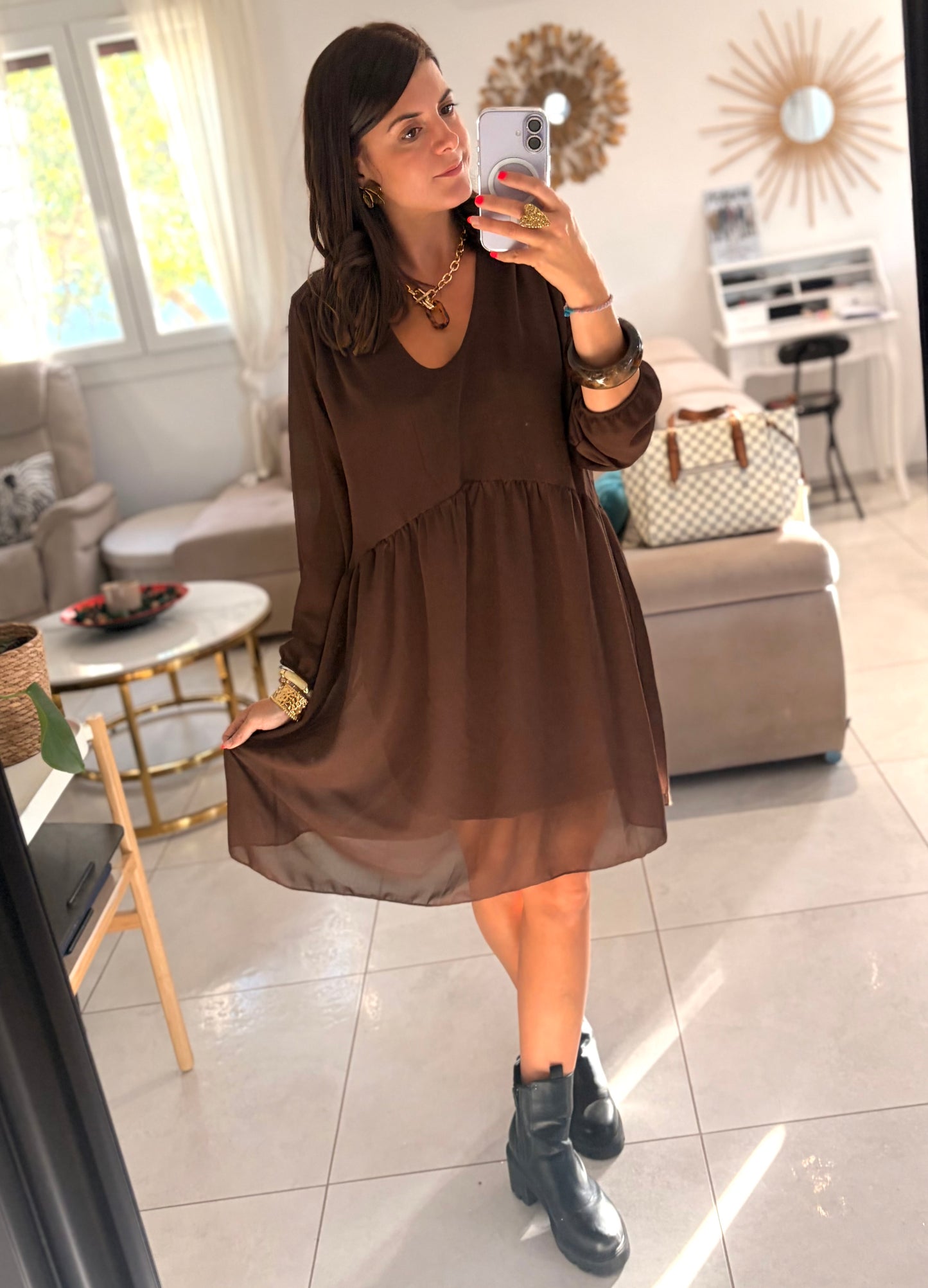 Robe Garance Marron