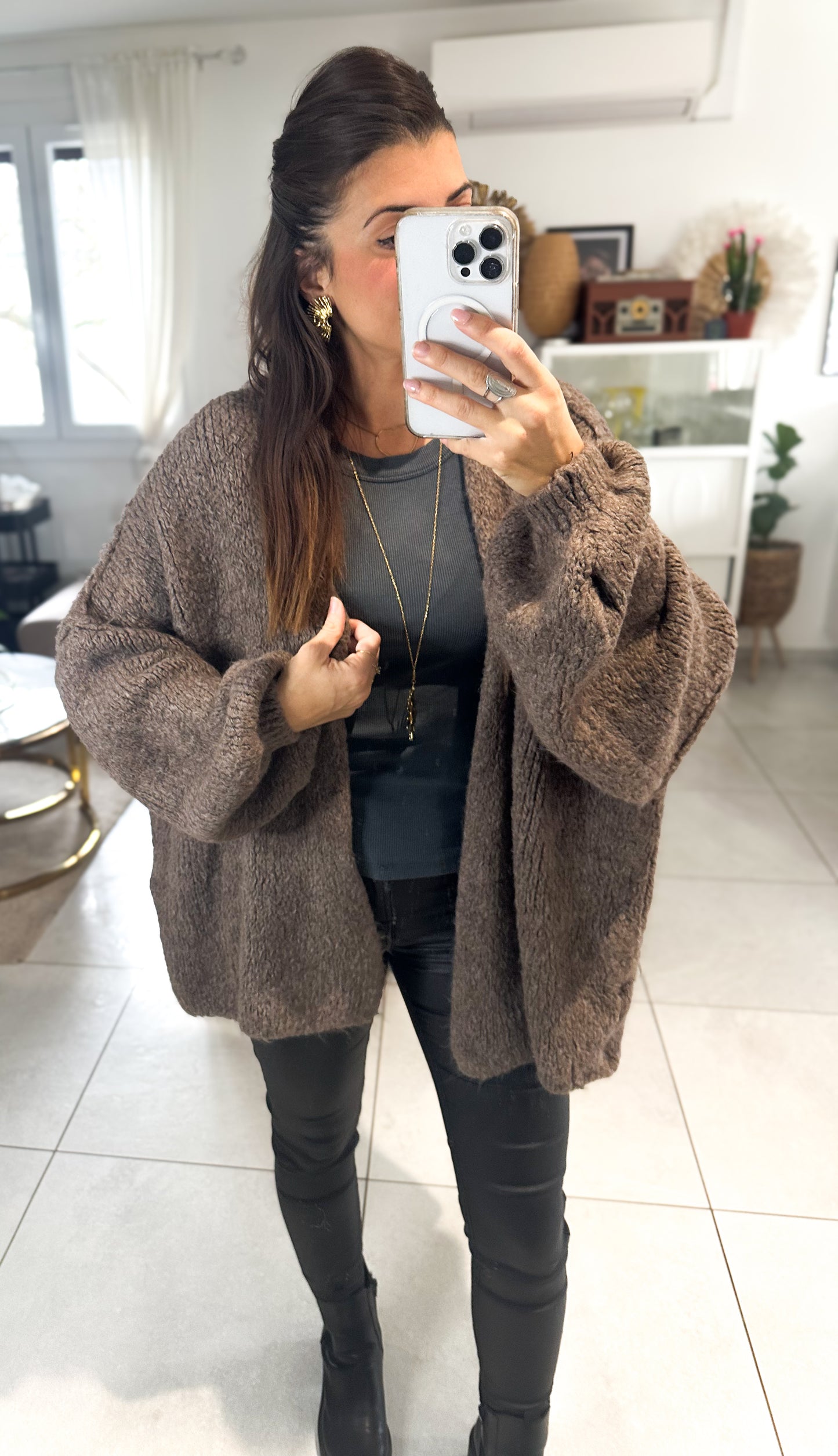Gilet Ava Marron