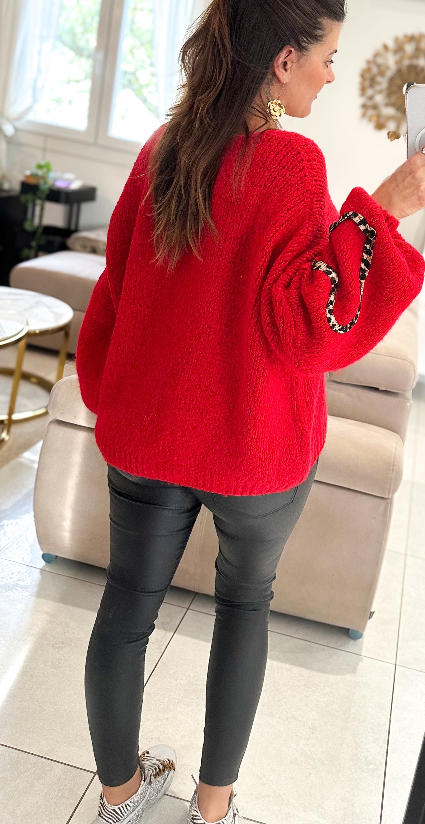 Gilet Léo Rouge