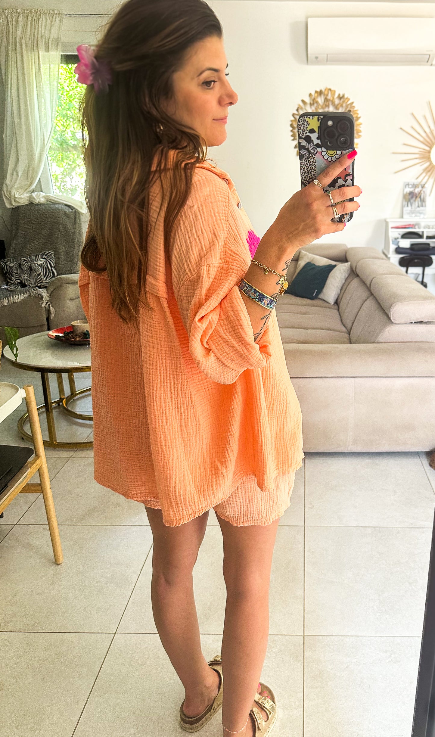 Chemise Sol Saumon