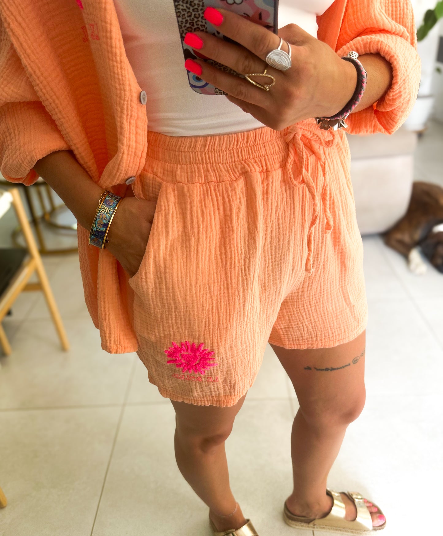 Short Sol Saumon