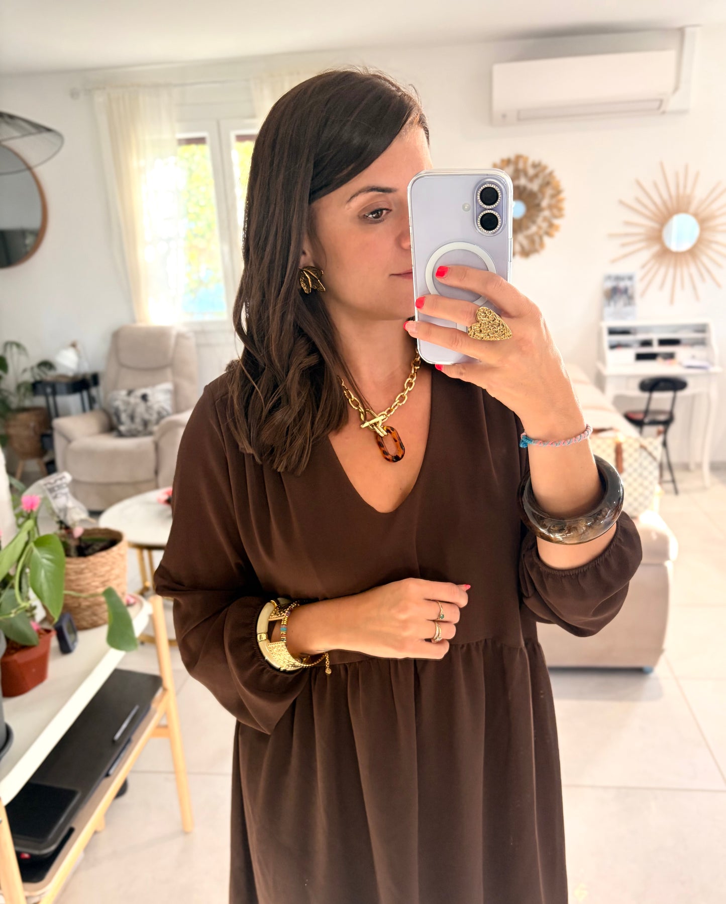 Robe Garance Marron