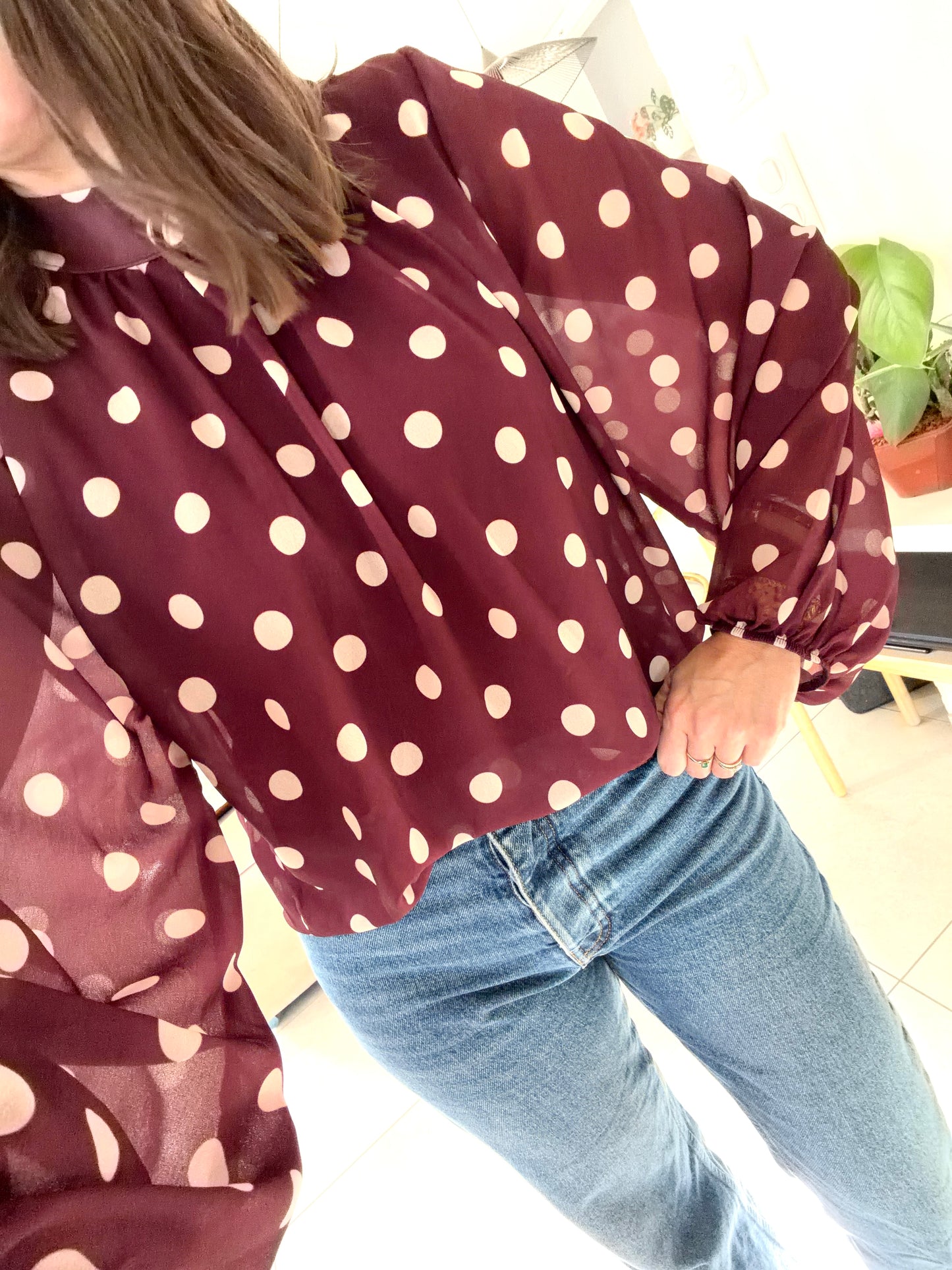 Blouse Ella Bordeaux