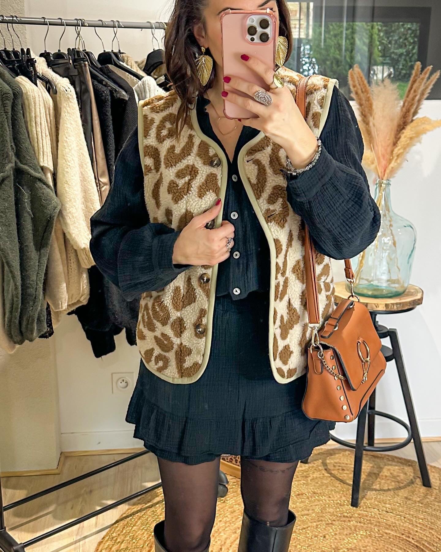 Gilet léopard Lola