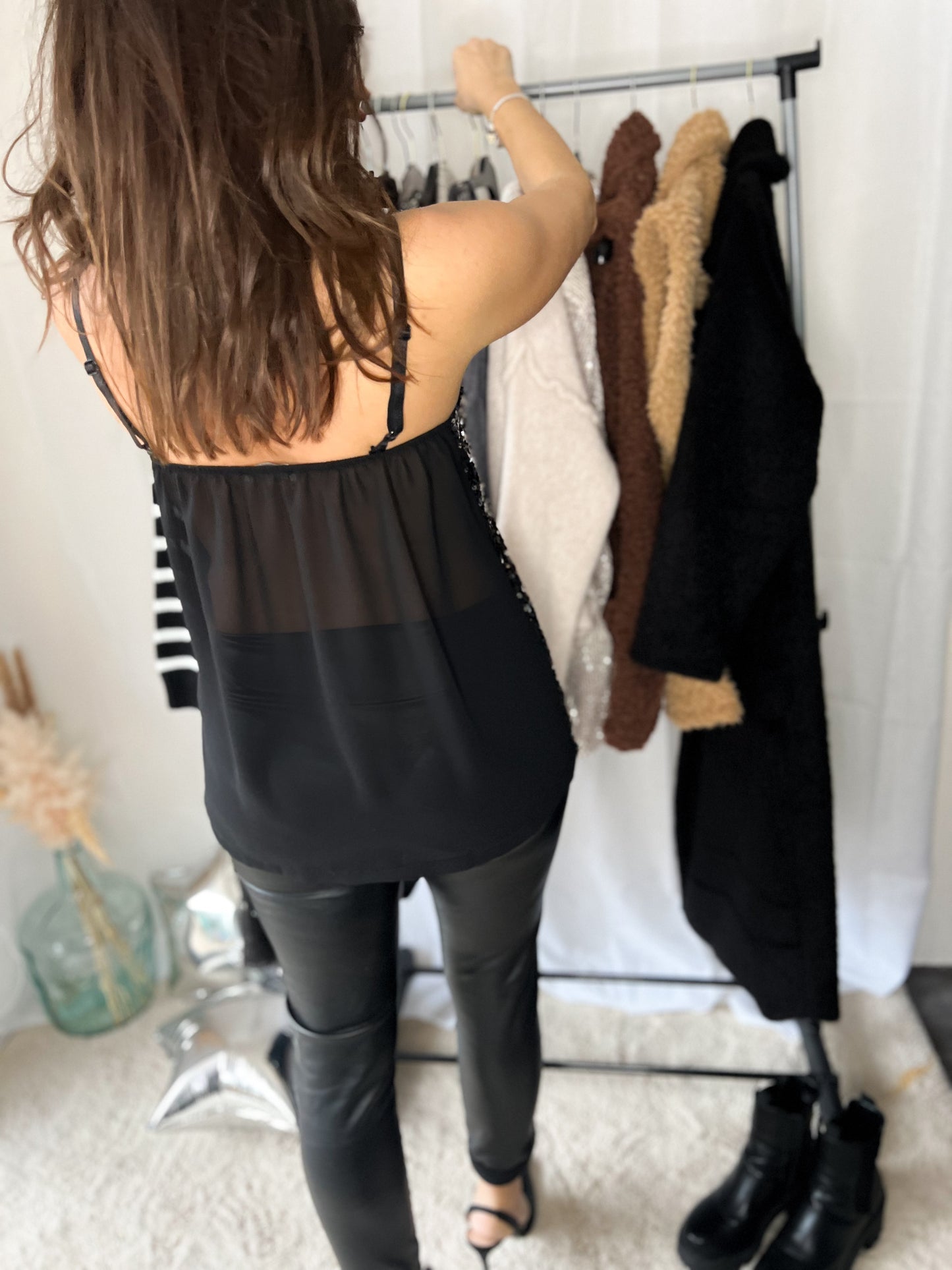 Top Zoé Noir