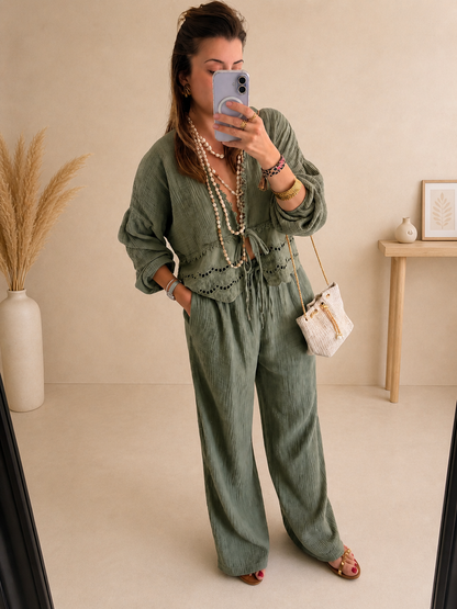 Blouse Deby kaki