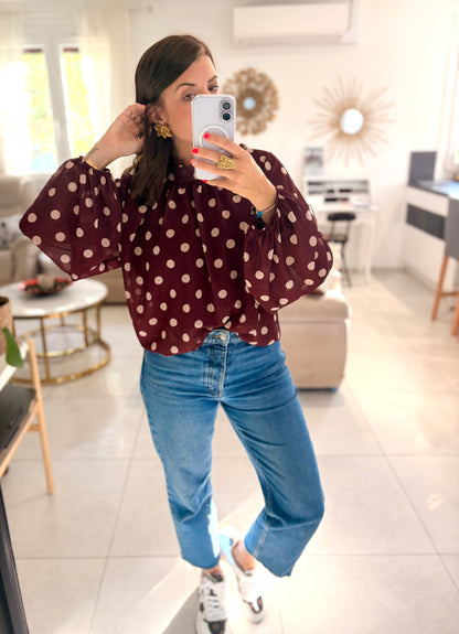 Blouse Ella Bordeaux