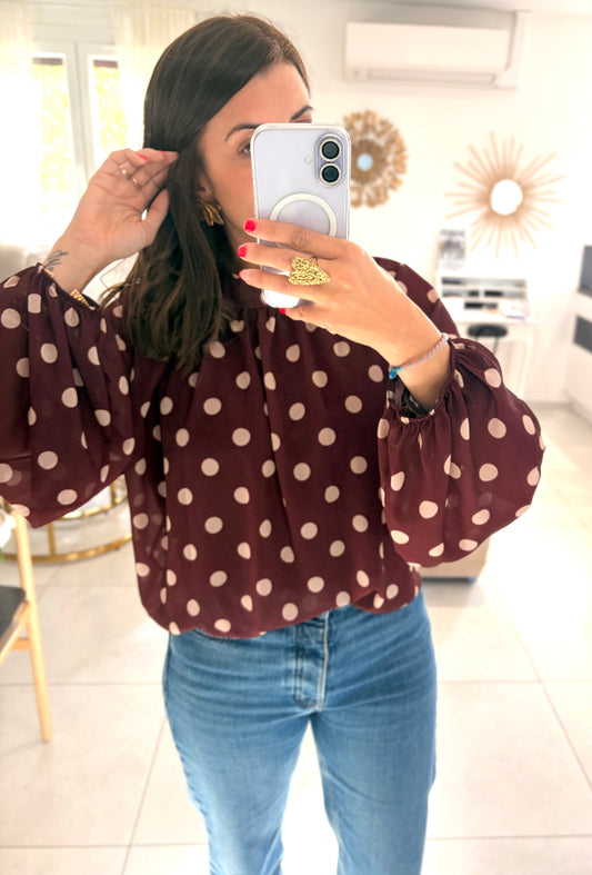Blouse Ella Bordeaux