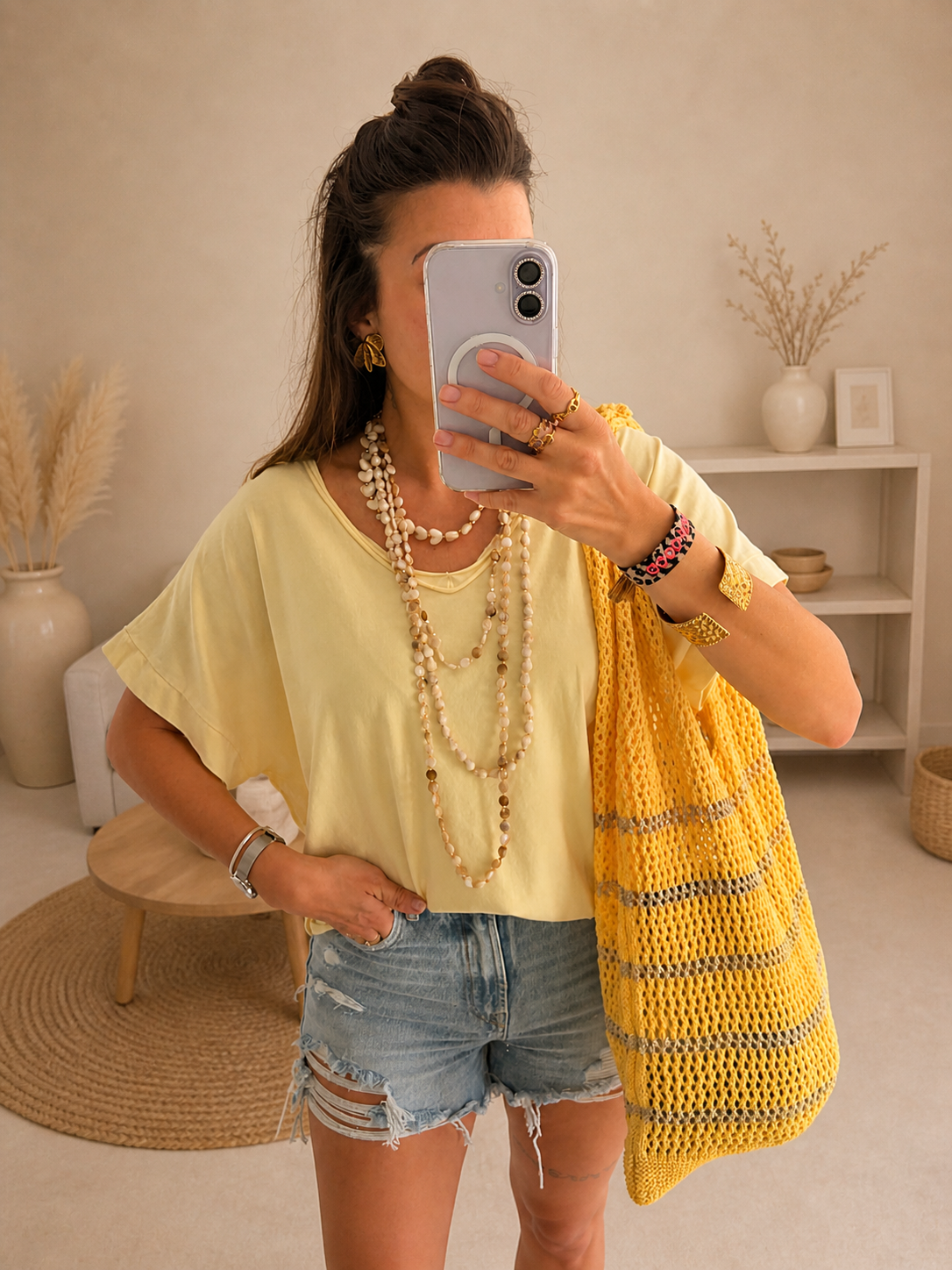 Tee-Shirt Carla Jaune