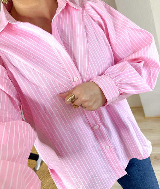 Chemise oversize à rayure Rosie