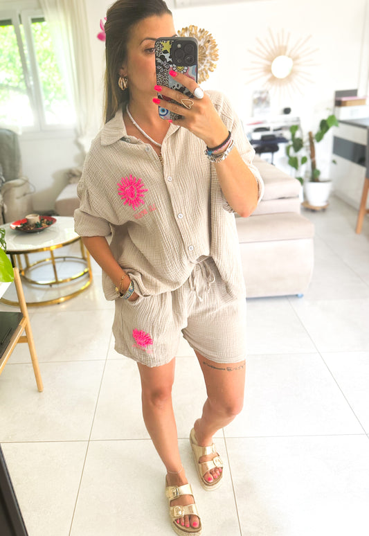 Chemise Sol Beige