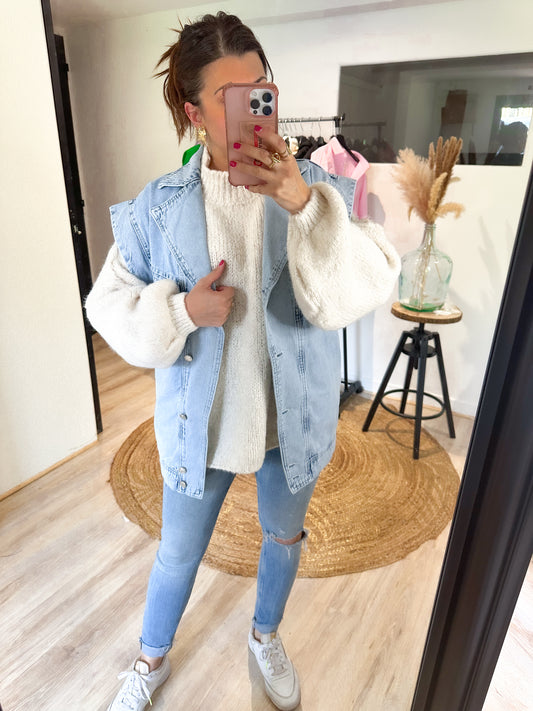Veste en denim Melina